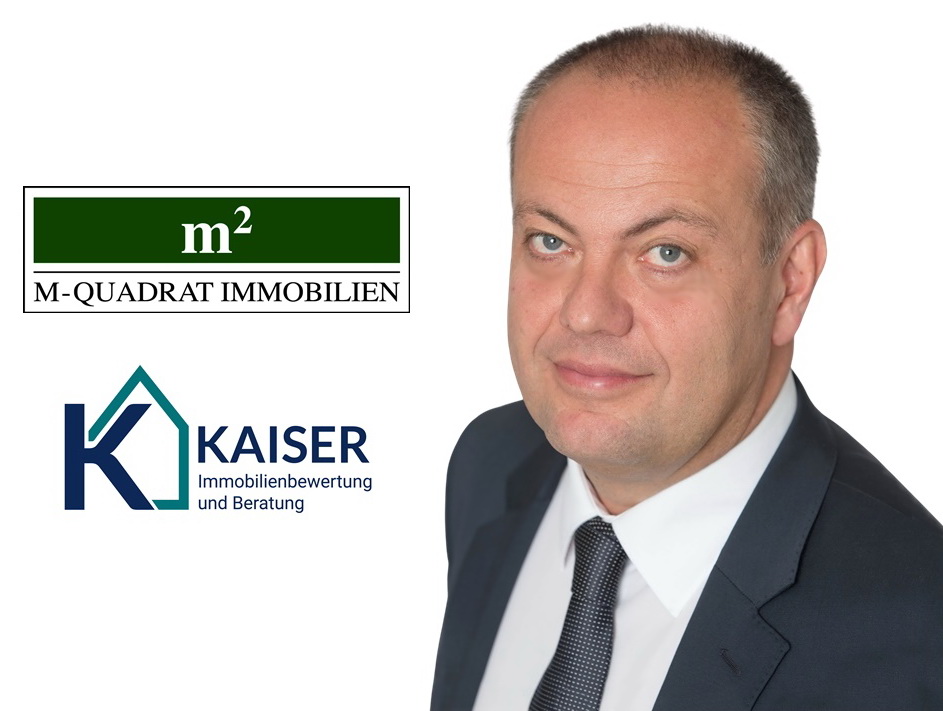 Portät von Frank Kaiser als Leiter des Maklerbüros M-Quadrat Immobilien und der Kaiser Immobilienbewertung